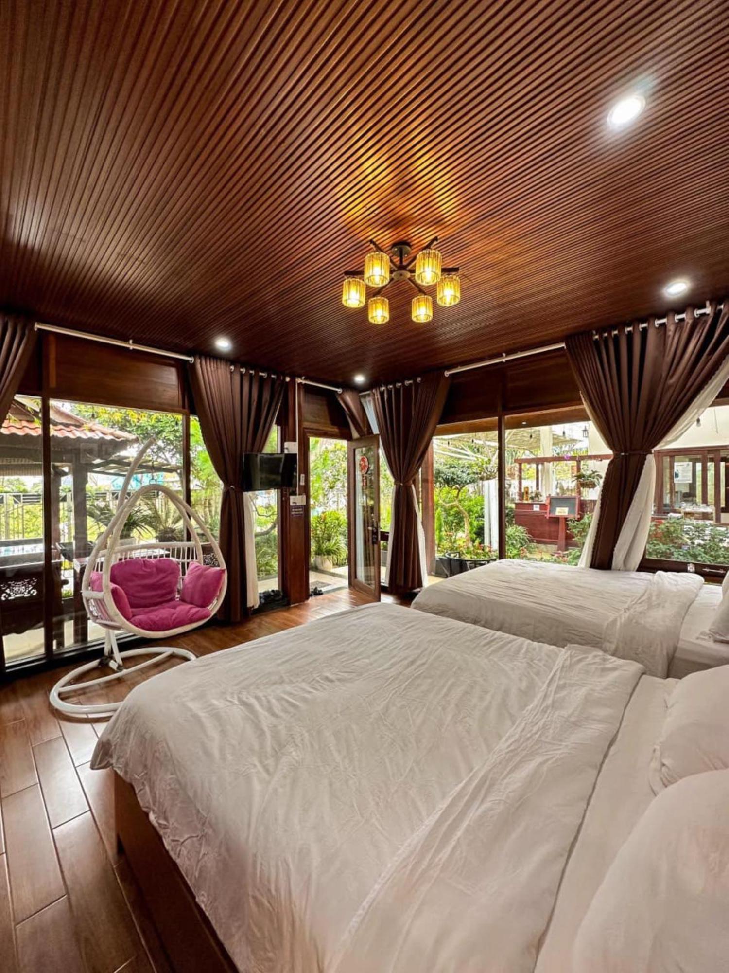 Vuon Tra Homestay Mang Den Kon Von Kla المظهر الخارجي الصورة
