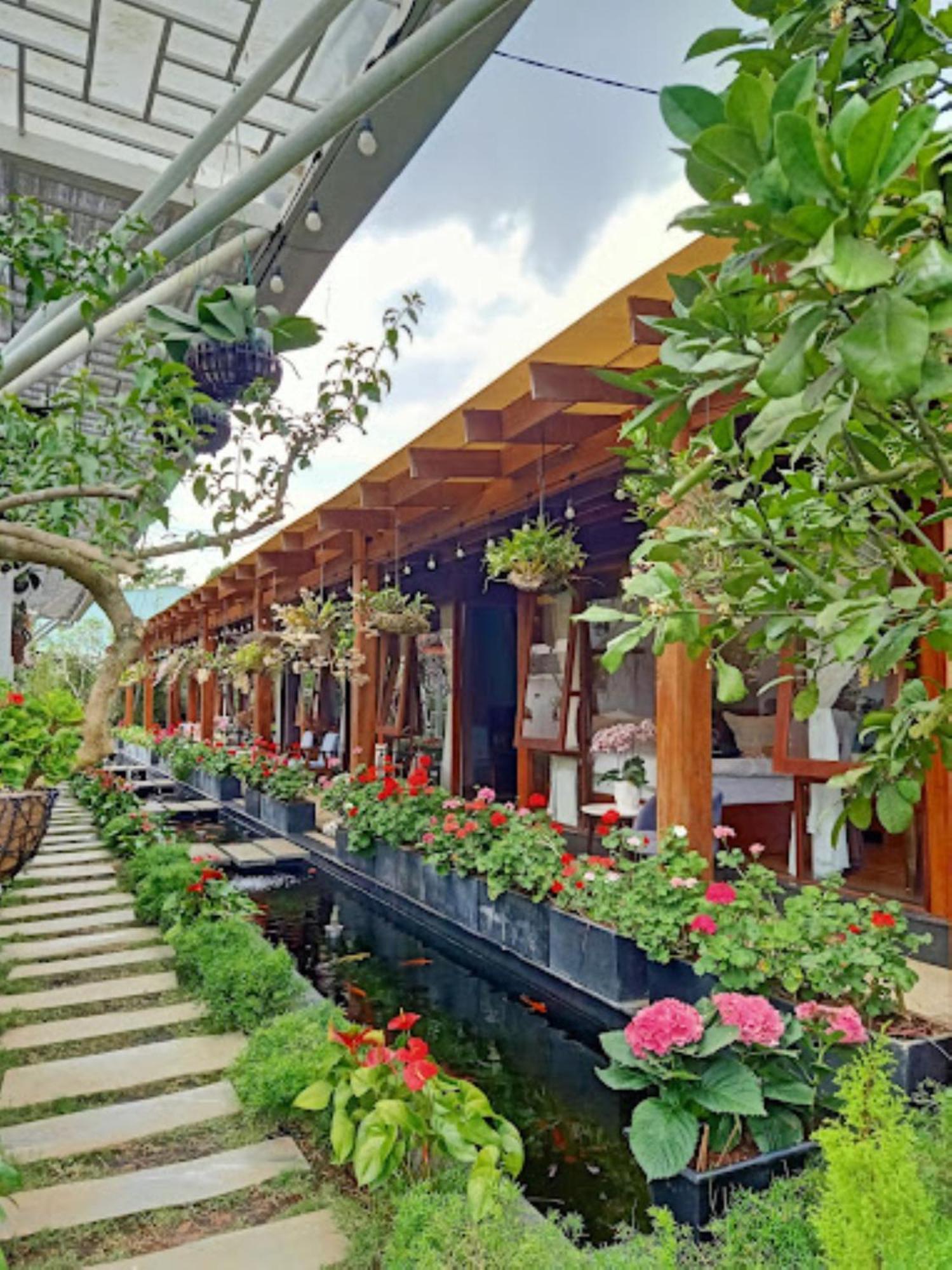Vuon Tra Homestay Mang Den Kon Von Kla المظهر الخارجي الصورة