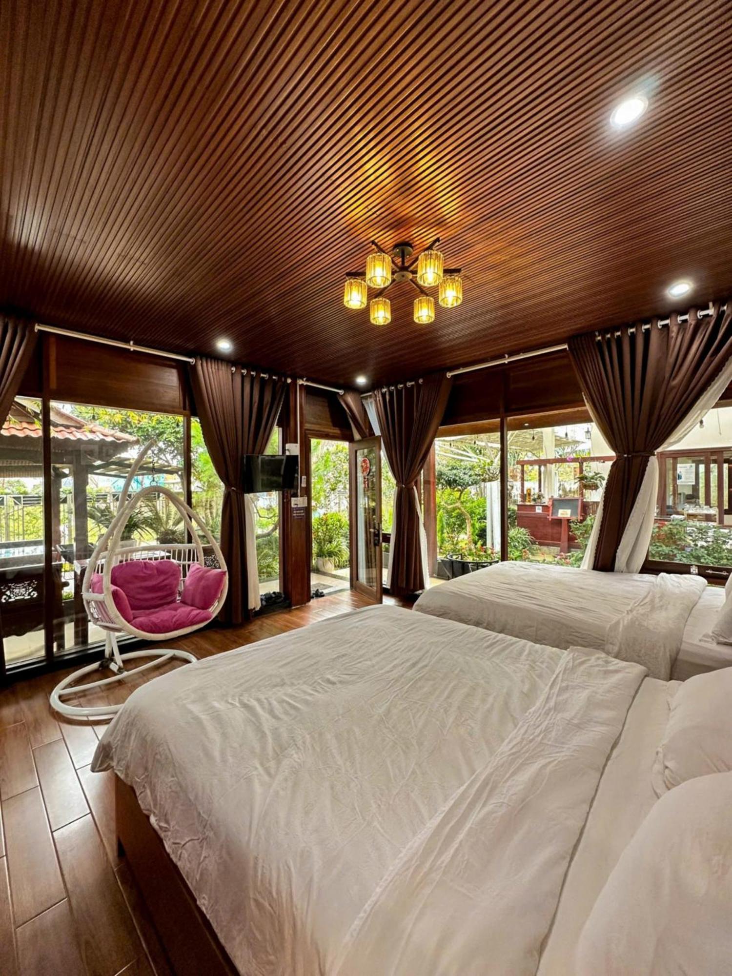 Vuon Tra Homestay Mang Den Kon Von Kla المظهر الخارجي الصورة