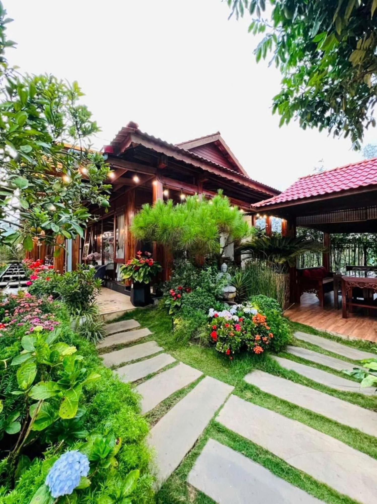 Vuon Tra Homestay Mang Den Kon Von Kla المظهر الخارجي الصورة
