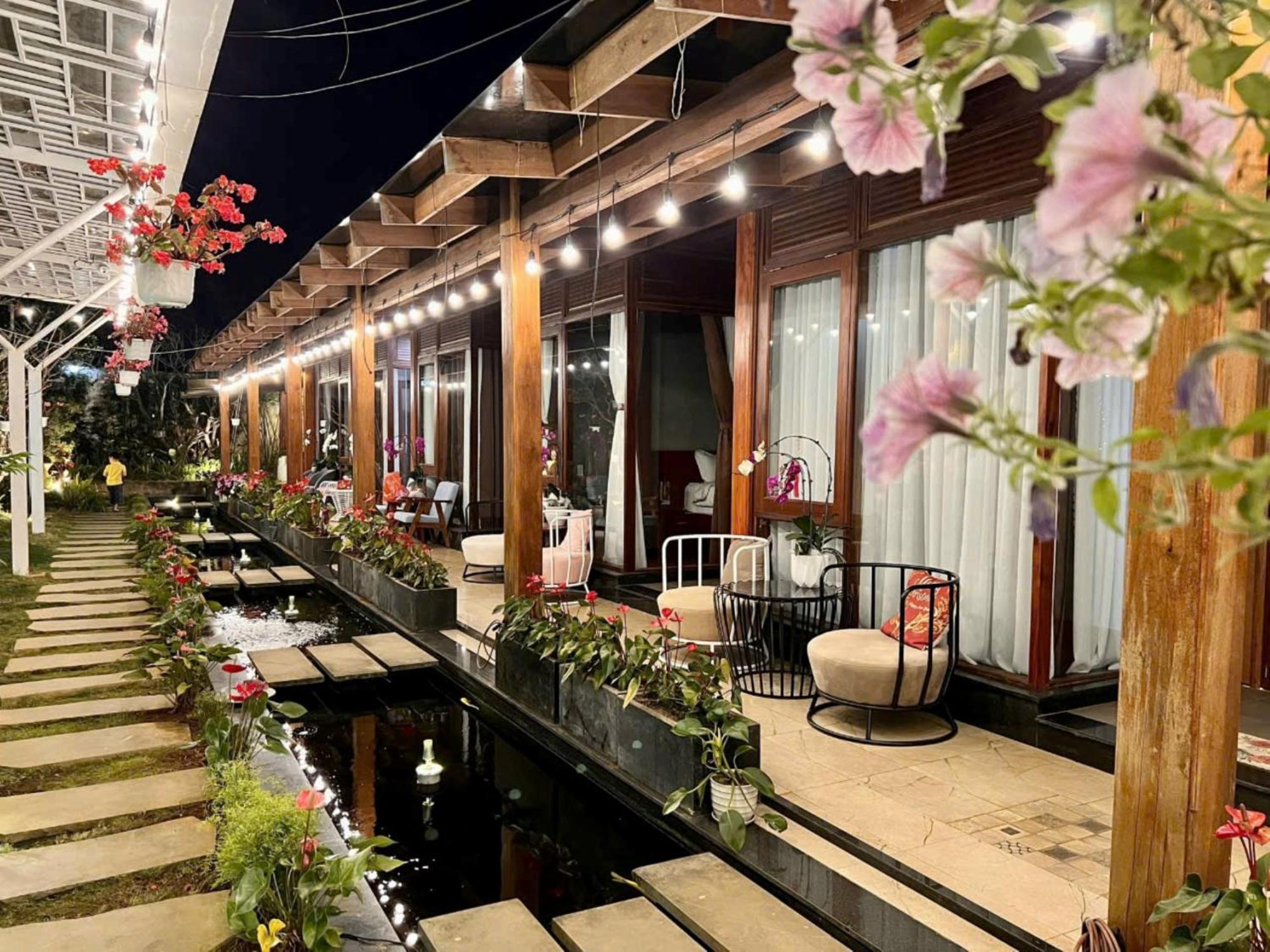 Vuon Tra Homestay Mang Den Kon Von Kla المظهر الخارجي الصورة